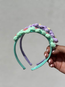Flower Crown Headband Crochet - Handmade
