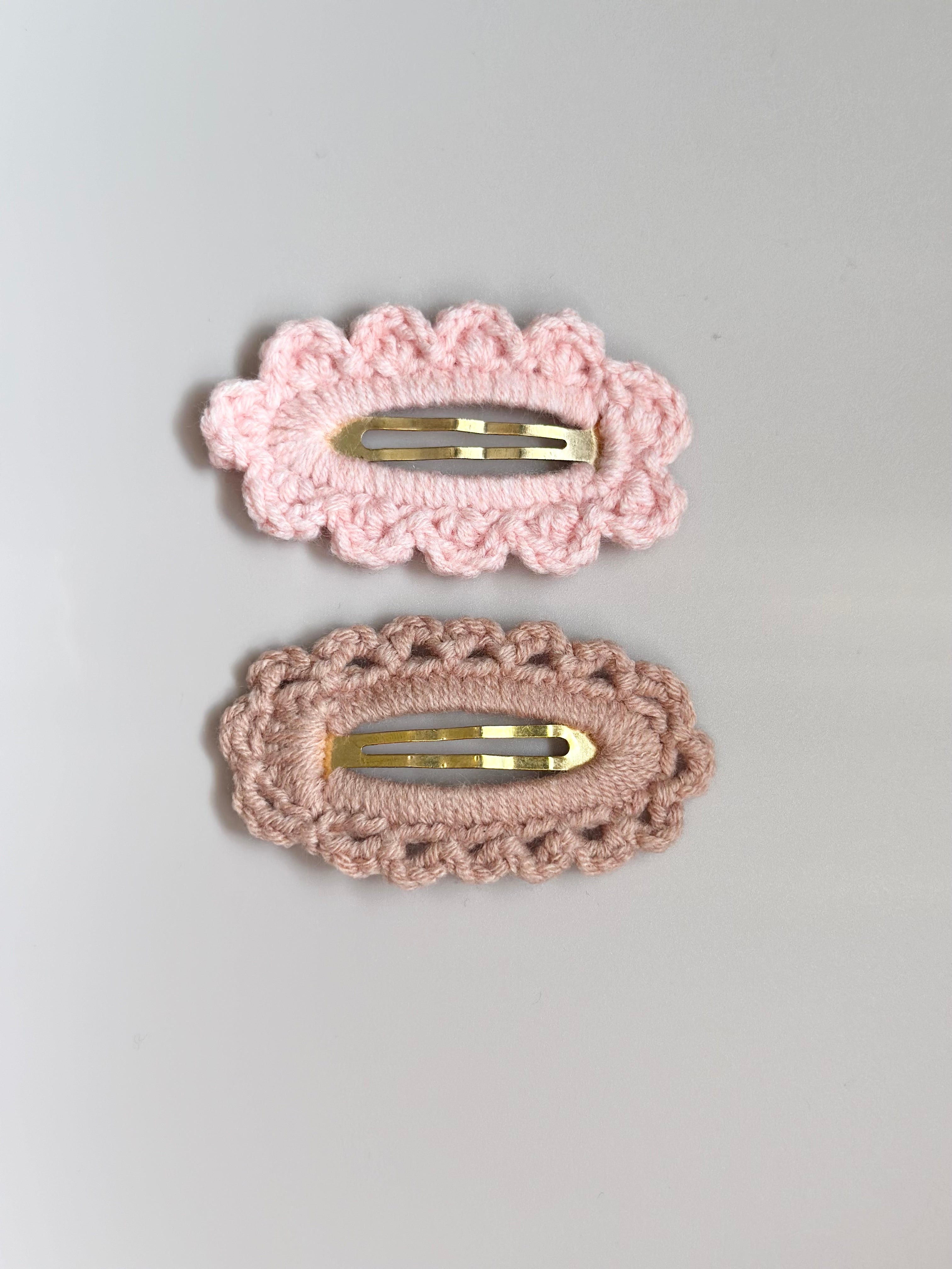 Frill Crochet Clip - Handmade