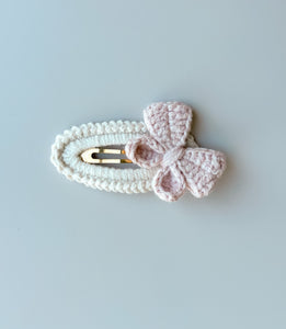 Bow Crochet Clip - Handmade