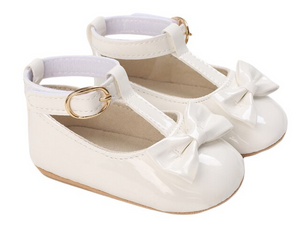 Bella Patent Shoes - White